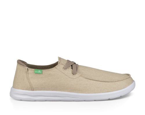 Sanuk Mens Shaka Khaki Shoes | LYBPCT716